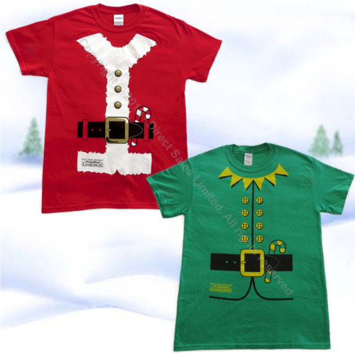 Christmas t shirt xmas Santa Claus gift festive secret Rudolf snowman holidays 7